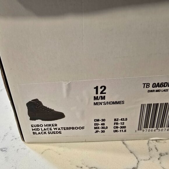 Timberland X White Mountaineering Euro Hiker US sz 12 NIB DEADSTOCK NEW BOOTS - Picture 11 of 14